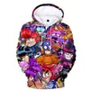 Comércio exterior Moda Primavera e Outono novo moletom impressão digital 3D masculino e feminino solto Esportes Uniforme de Baseball suéter moderno