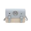 Bolsa Cambridge Fofa de Cor Contrastante para Menina Bolsa Mensageiro Feminina Moda Verão Nova 2025 Bolsa Transversal de Ombro para Trabalho