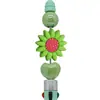 Fábrica Fonte Caneta Esferográfica Colorida Flor Bola Acessórios Criativo DIY Contas de Foco Contas Soltas Contas Ponto Atacado Cordão de Caneta
