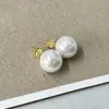 Pendientes de Estilo Xu Yan Mismo Estilo Shijia Perla de Alta Calidad Populares Vintage Elegantes y Sofisticados Nuevo Estilo Chino para Mujer