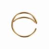 Anillo nasal de acero inoxidable de Amazon, venta transfronteriza en Europa y América. AliExpress Moon, clavo nasal semicircular.