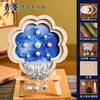 Ímã de Geladeira imitação Brocado Song Prata Miao DIY Artesanal Ímã de Geladeira Estilo Chinês Decoração Ornamentação para Atividade de Team Building Cultural e Criativa da Comunidade