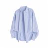 Camisa Listrada Masculina Outono 2025 Nova Marca Japonesa Tendência Camisa de Manga Comprida Camisa Casual Jaqueta Camisa Longa Masculina Tendência