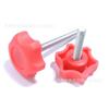 Mango Hexagonal de Acero Inoxidable 32mm-m8 Mango de Plástico Mango de Plástico Tornillo de Ajuste Perilla de Fijación Manual