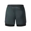 Pantalones Deportivos de Secado Rápido para Hombre, Falso Dos Piezas, Anti-rozaduras, para Correr, Fitness, Entrenamiento, Corte Tridimensional para Hombre