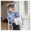 Bolso Cruzado de un Solo Hombro Estilo Ins Personalizado, Bolso de Mano de Oso Lindo, Bolso de Lona para Estudiantes, Bolso Grande para Almacenamiento de Papelería para Mujer