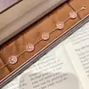 Nuevo Producto de Xiaohongshu: Pulsera de Brújula de Estrella de Ocho Puntas de Marca D de Gama Alta para Mujer, Diseño de Nácar y Ágata, Joyería de Lujo Apilable