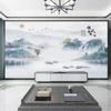 Nuevo Papel Tapiz de Paisaje Chino para Pared de Fondo de TV Mural Estéreo 3D Nuevo Paño de Pared para Sala de Estar Película 8D y Paño de Pared para Televisión