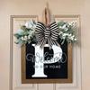 Nuevo Producto Transfronterizo 26 Letras Inglesas Personalizado Decoración para Puerta Principal Etiqueta para Puerta Diseño Atrezzo Colgante Artesanía de Madera