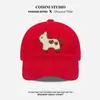 Gorra de Béisbol Bordada de Caballo Pequeño Ins Estilo Coreano 2026 Nuevo Modelo Unisex Versátil Gorra de Pico Que Hace que la Cara Parezca Más Pequeña