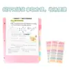 Amazon caliente americano carpeta de tres agujeros página separadora de bolsillo 8 colores carpeta de bolsillo diagonal fabricantes venta al por mayor
