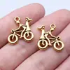 21X18mm 2,25g Acessórios de Joia Multicoloridos Anjo Feito à Mão Personagem Casal Bicicleta Pingente