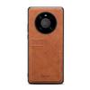 Adequado para Capa Traseira Huawei Mate70Pro P80 Porta Cartões Mate60 Capa Protetora Capa de Couro de Borda Completa Capa para Celular