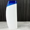 Botella de Champú de Plástico HDOE de 400 ml con 26 Dientes Ventas Diarias Directas de Fábrica Embalaje de Cuidado Azul Mar Embalaje de Viaje