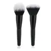 Pincel de maquillaje con forma de llama todo negro transfronterizo, pincel iluminador, pincel suave para polvos, pincel para rubor, herramienta de belleza pincel de maquillaje