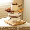 Juego para Preparar Té de Gran Capacidad para Invierno, Adecuado para Cocción en Seco, Incluye Tetera, Cafetera/Hervidor, Estufa y Accesorios