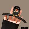 Elegante tocado con clip de perla, horquilla de pelo con clip de tiburón de gran tamaño para mujer, horquilla de moda, pinza para el pelo sencilla para la parte posterior de la cabeza.