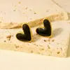 Pendientes Corazón Dulce Franceses Diseño de Nicho Pendientes de Gota de Aceite en Forma de Corazón Pendientes Exquisitos de Temperamento Femenino En Stock