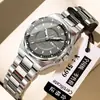 Reloj de Pulsera Luminoso Impermeable con Doble Calendario Marca POEDAGAR Reloj de Cuarzo Casual Reloj de Pulsera Popular de Venta al por Mayor para Transmisión en Vivo