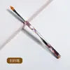 Em estoque Cristal Acrílico Transparente Pulseira Caneta para Manicure terno Vignetting Pintado Terapia de Luz Puxar Linha Manicure Pincel Especial