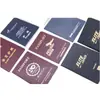 Caderneta de Passaporte de Luxo com Estampagem Dourada, Capa de Documento Resistente ao Desgaste, Atacado Personalizado de Certificados de Honra, Cartões de Membro e Crachás de Trabalho
