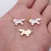 13X21Mm 0.84g Aceite de Unicornio Aleación Gotica Joyería Accesorios Pulsera Collar Aretes Colgante DIY Accesorios