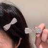 ¡Espumoso! Horquilla con lazo de estrella Y2K para mujer, pequeña y exquisita, de alta gama, con flequillo lateral