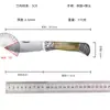 Navaja Plegable de Exterior, Navaja de Bolsillo Multifuncional Portátil, Cuchillo de Fruta para el Hogar, Mango de Acero Grabado, Navaja Plegable de Gama Alta Ahora Disponible
