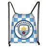 Bolsa com Cordão para Futebol da Copa do Mundo Transfronteiriça de 2026 com Estampa do Logo da Equipe, Mochila com Cordão de Poliéster, Bolsa de Armazenamento de Grande Capacidade