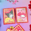 Sobres Rojos Sanrio de Gama Alta Genuinos Creativos con Borde Dorado Llenos de Suerte y Bendiciones, Sobres Rojos de Año Nuevo Personalizados y Lindos