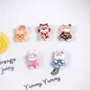 Falda Cuadros Creativa Conejito Animales Lindos Oso de Peluche Hecho a Mano DIY Pegamento de Crema Resina Pequeños Accesorios Adornos Paquete de Materiales