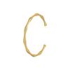 Pulsera Europea y Americana Transfronteriza Nueva Semiabierta de Bambú Nicho de Alta Gama Pulsera de Verano Temperamento Femenino Combinable Pulsera de Moda