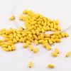 Cuentas de Madera Pequeñas Sueltas de Forma Ovalada de Arroz con Agujero Recto de Colores para Cadena de Teléfono Hecha a Mano DIY Materiales para Bisutería Accesorios