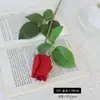Buquê de rosas realista de alta qualidade, decoração com flor artificial única para sala de estar, mesa de jantar e mesa de centro