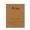 Amazon 7 * 9cm Papel Kraft Comercio Exterior 12 constelaciones pulsera collar tarjeta empaque de joyería cartón para joyería venta al por mayor