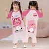 Dibujos animados coreanos Mono japonés Verano Pijama de noche infantil Niñas Antipatadas Anticongelante Manga corta Pijama de Princesa Venta al por mayor