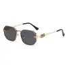 Nuevas Gafas de Sol Europeas y Americanas para Mujer Poligonales Tendencia de Internet Gafas Fotográficas de Calle Moda Personalizada Protector Solar Gafas de Sol Metálicas para Hombre