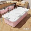 Caja de Almacenamiento Debajo de la Cama para Uso Doméstico, Organizador de Colchas, Caja Debajo de la Cama con Ruedas y Tapa, Caja de Almacenamiento de Ropa Extra Grande