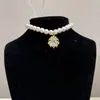 Collar para Mascotas, Cristal de Palacio, Collar de Moda con Perlas Retro, Accesorios Personalizados Estilo Princesa para Gatos y Perros, Transfronterizo