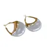 Moda Transfronteriza Estilo Europeo y Americano Simple Perla de Imitación Bolso Creativo Joyería de Lujo Ligero Pendientes con Incrustaciones de Perla Pendientes de Botón de Temperamento Versátil