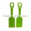 Etiqueta de bagagem verde simples criativa resistente a manchas moda nacional capa de cartão portátil fabricante de cartão de embarque de viagem silicone personalizado