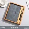 Caixa de Presente Personalizada para Caderno Conjunto Caderno A5 Executivo com Capa de Couro Macio Caderno de Alto Valor com Logotipo Personalizado