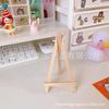 Suporte Simples de Madeira para Celular de Mesa Suporte de Mesa Plano Suporte de Madeira Triangular Dobrável Pequeno para Estudante Desenho Prateleira de Madeira