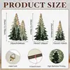 Novo produto transfronteiriço: Placa de madeira de Natal, decoração de parede com cena de neve de inverno e árvore de Natal, decoração de parede com atmosfera festiva