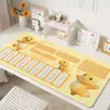 Alfombrilla de Escritorio con Estrellas y Personajes de Dibujos Animados para Estudio Infantil, Impermeable, Lavable, Protección de Escritorio que Protege la Vista, Libre de Formaldehído