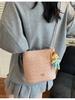 Bolso de Hombro para Mujer Transfronterizo de Moda 2025 Nuevo Bolso Versátil Casual de Axila con Patrón Bandolera Bolso Balde