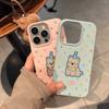 Padrão de lichia de cachorrinho de desenho animado para capa de telefone Apple 15Promax 16 com tudo incluído iPhone14/13mini feminino
