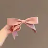 Horquilla Coreana de Lazo Tejida de Lana Versátil Pin de Primavera Tejido Accesorios para el Cabello de Chica Dulce para la Parte Posterior de la Cabeza Otoño e Invierno