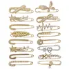 Broche Elegante y Sencillo, Broche para Chal, Broche Anti-Exposición, Juego de Broches de Perlas, Broche Ceñidor de Cintura, Broche con Forma de Calabaza