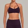Almofada de Peito Areia de Outono Sutiã de Yoga Costas Nuas Apertado Roupa Esportiva Esporte Corrida Fitness Top 6932